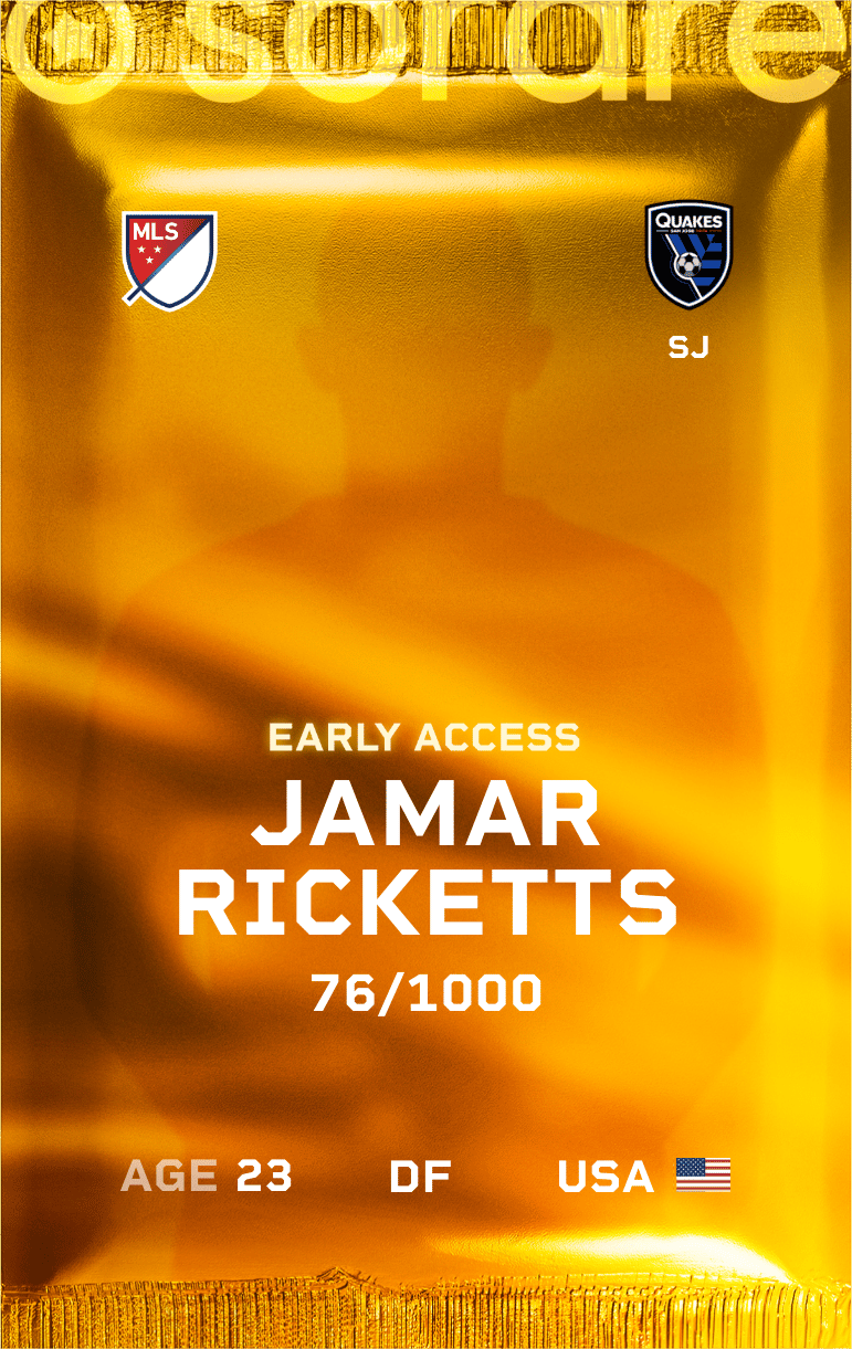 Jamar Ricketts 2025-26 • Limited 76/1000