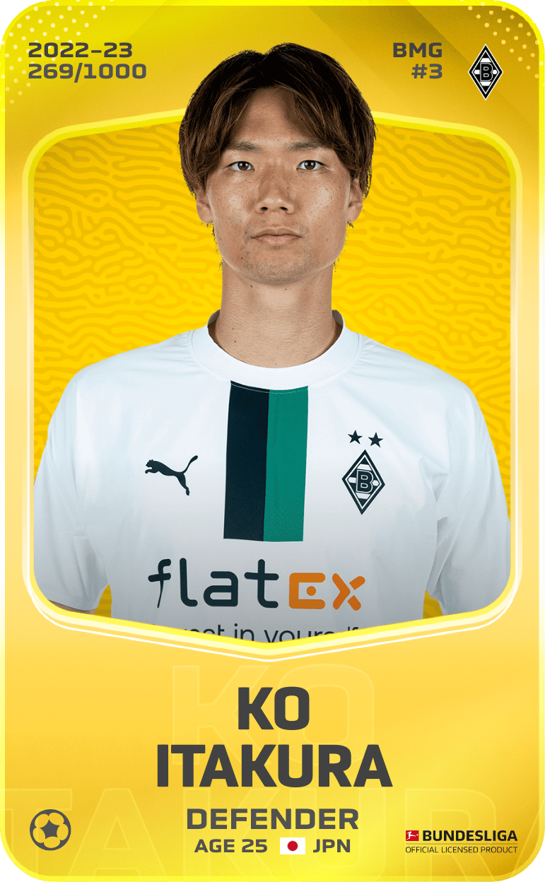 Ko Itakura 2022-23 • Limited 269/1000