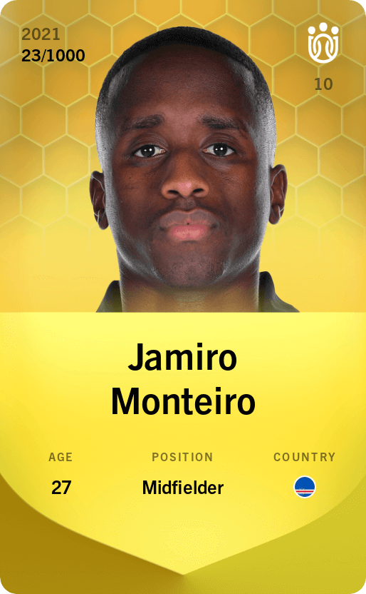 Jamiro Monteiro 2021-22 • Limited 23/1000