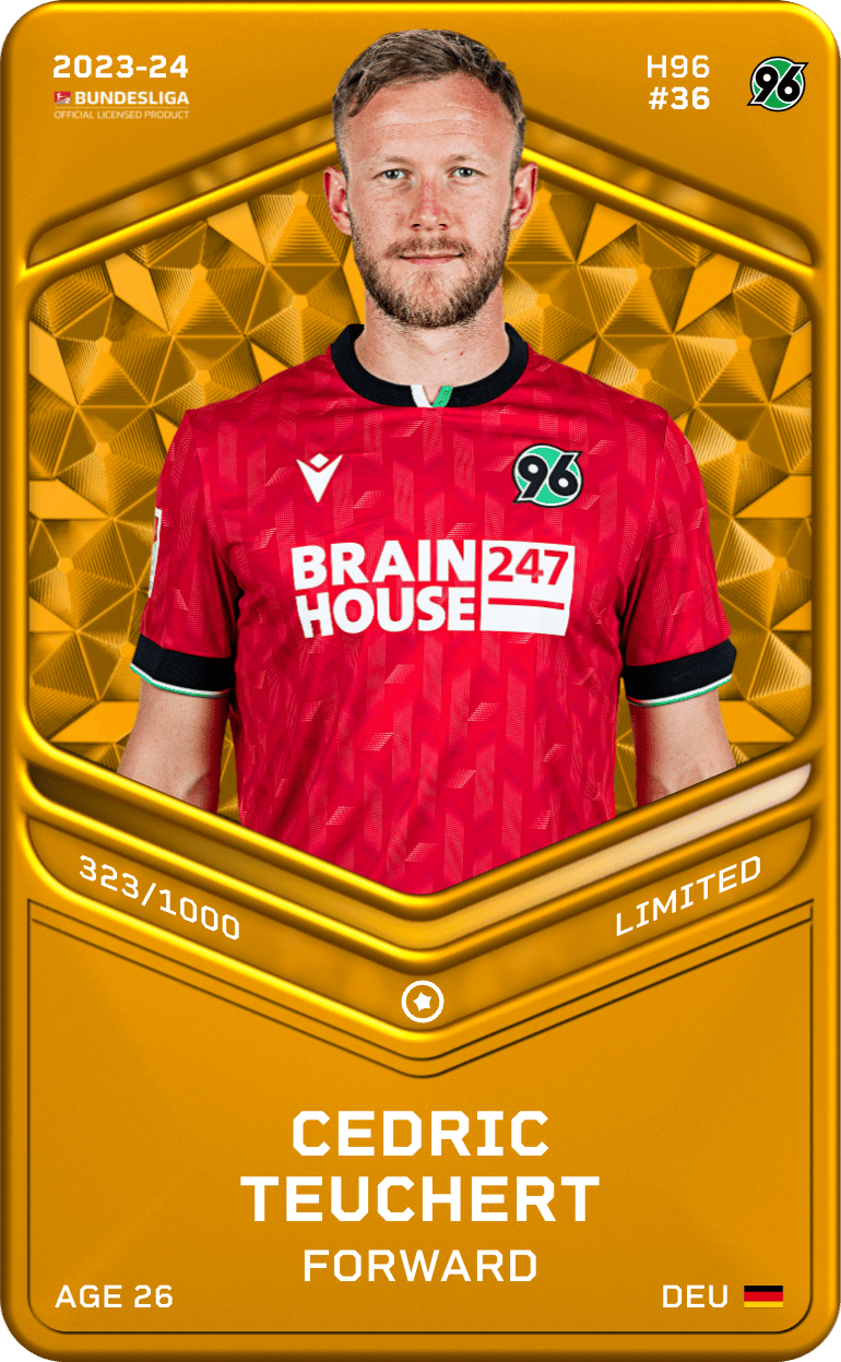 Cedric Teuchert 2023-24 • Limited 323/1000