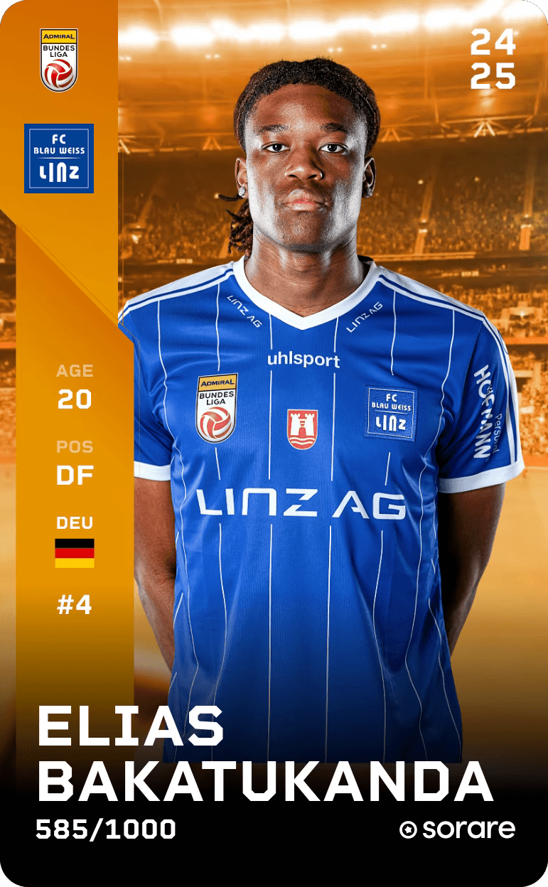Elias Bakatukanda 2024-25 • Limited 585/1000