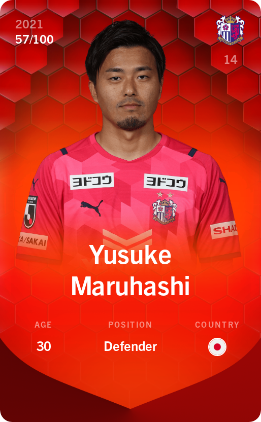 Sorare - Sorare Official - Yusuke Maruhashi 2021-22 • Rare 57/100 - NFT # 94236040194181123741667374254531642782822382667233952032504890683728834925308