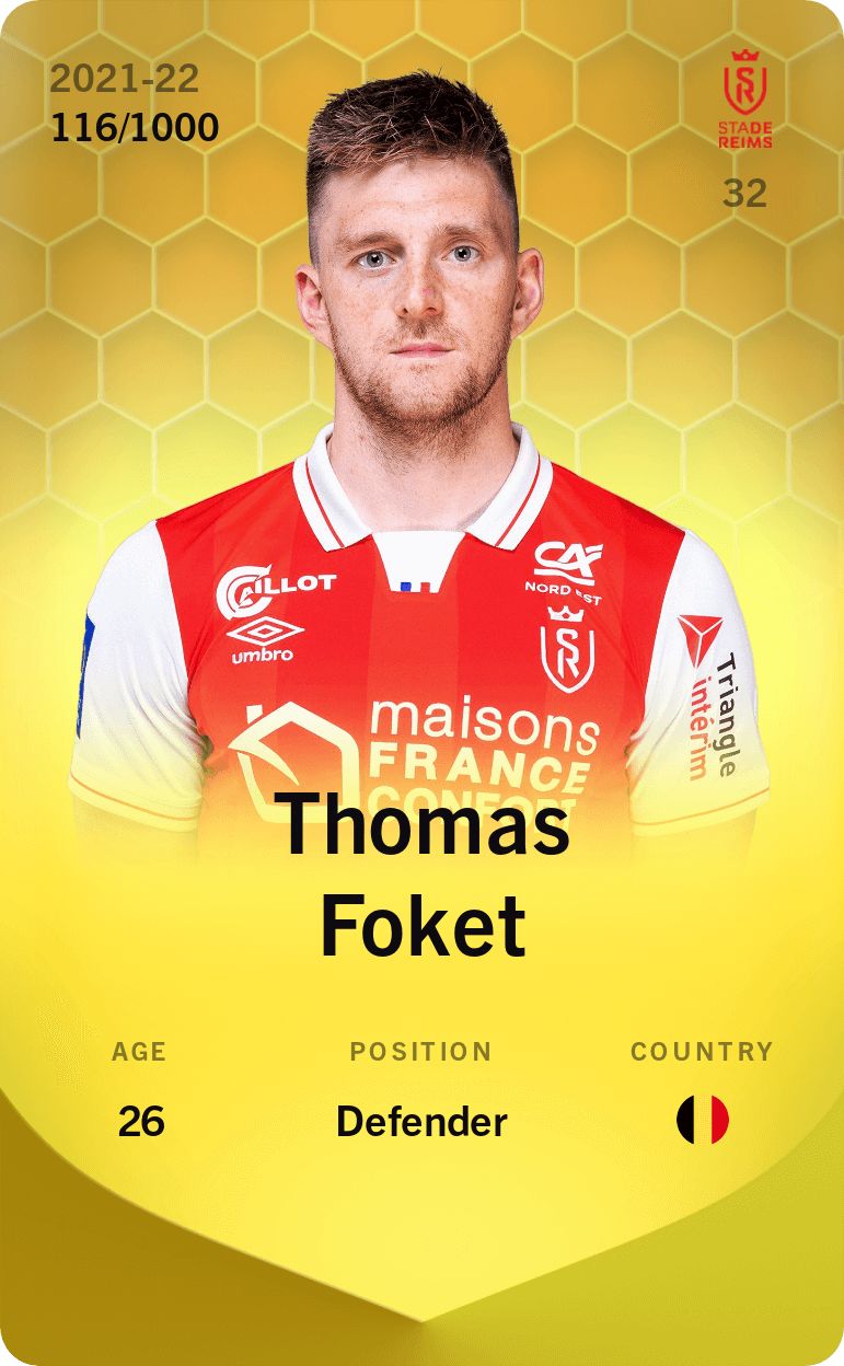 Thomas Foket 2021-22 • Limited 116/1000