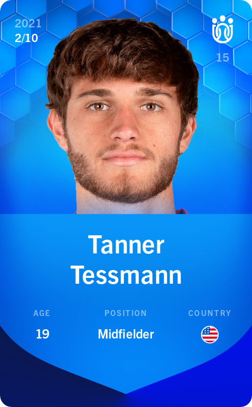 Sorare - Sorare Official - Tanner Tessmann 2021-22 • Super Rare 2/10 - NFT # 16093113017342247821794655336140169801170968002644283117925740469337069539697