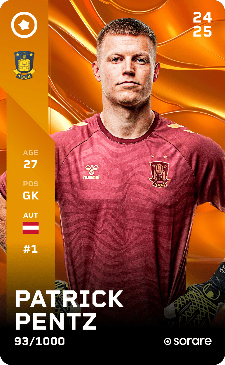 Patrick Pentz 2024-25 • Limited 93/1000