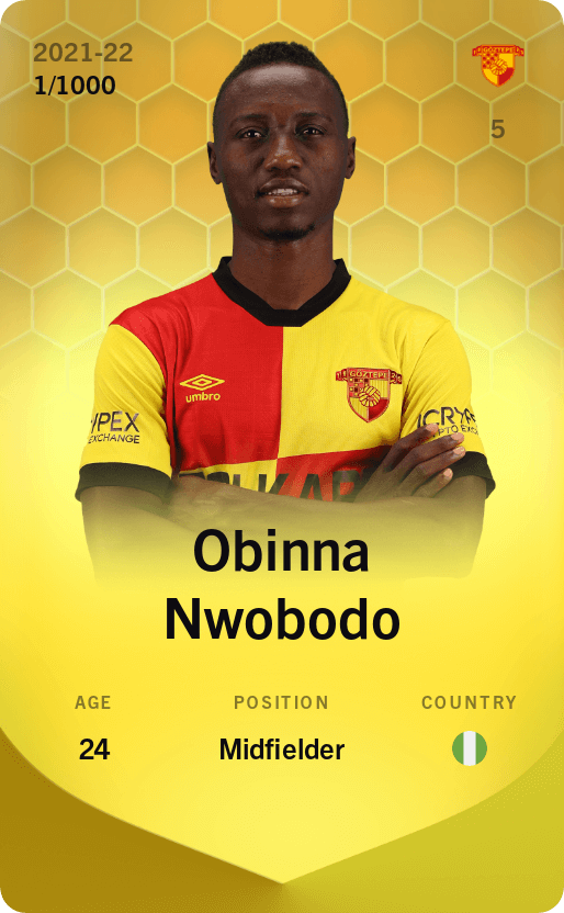 Obinna Nwobodo 2021-22 • Limited 1/1000