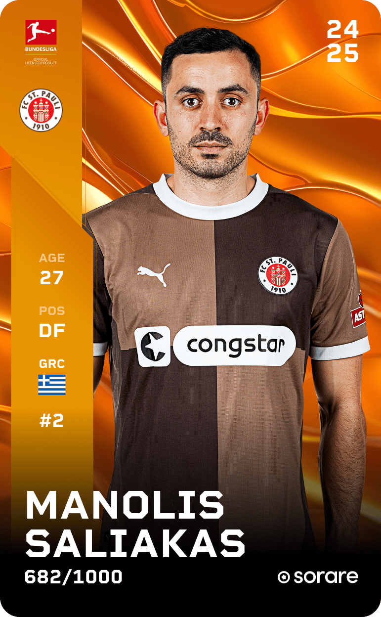 Manolis Saliakas 2024-25 • Limited 682/1000