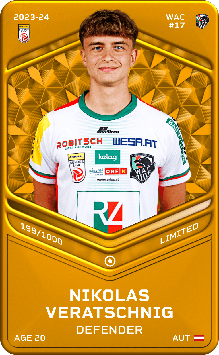 Nikolas Veratschnig 2023-24 • Limited 199/1000