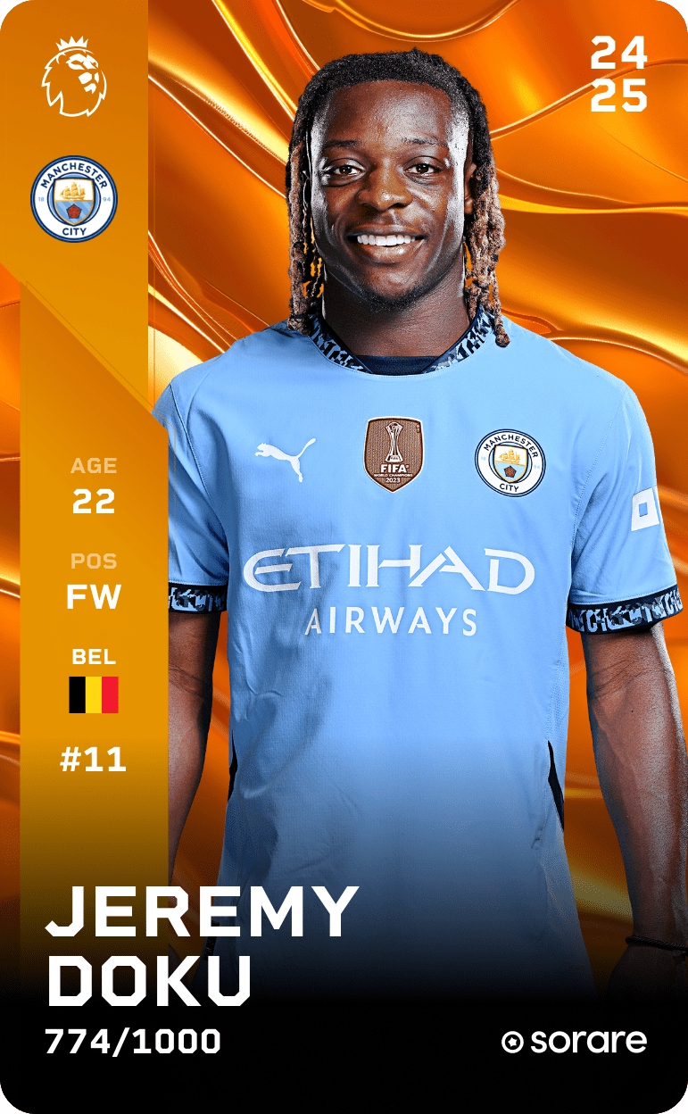 Jeremy Doku 2024-25 • Limited 774/1000