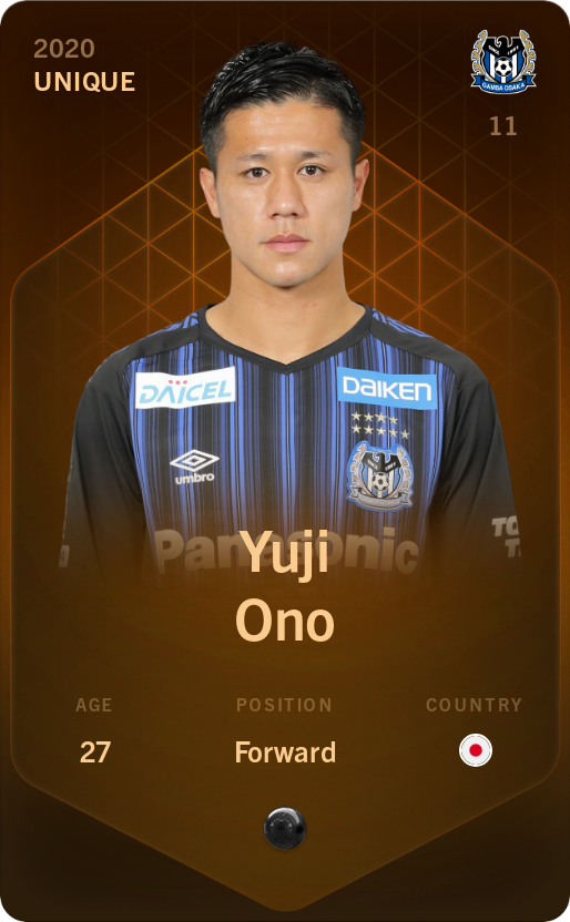 Sorare - Sorare Official - Yuji Ono 2020-21 • Unique - NFT # 59593909997353856439889602270821822849849409293421036813289115195679392748985