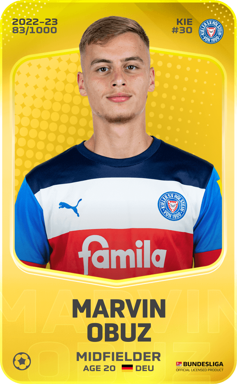 Marvin Obuz 2022-23 • Limited 83/1000