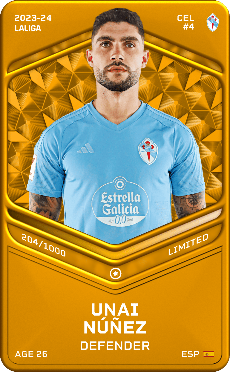 Unai Núñez 2023-24 • Limited 204/1000