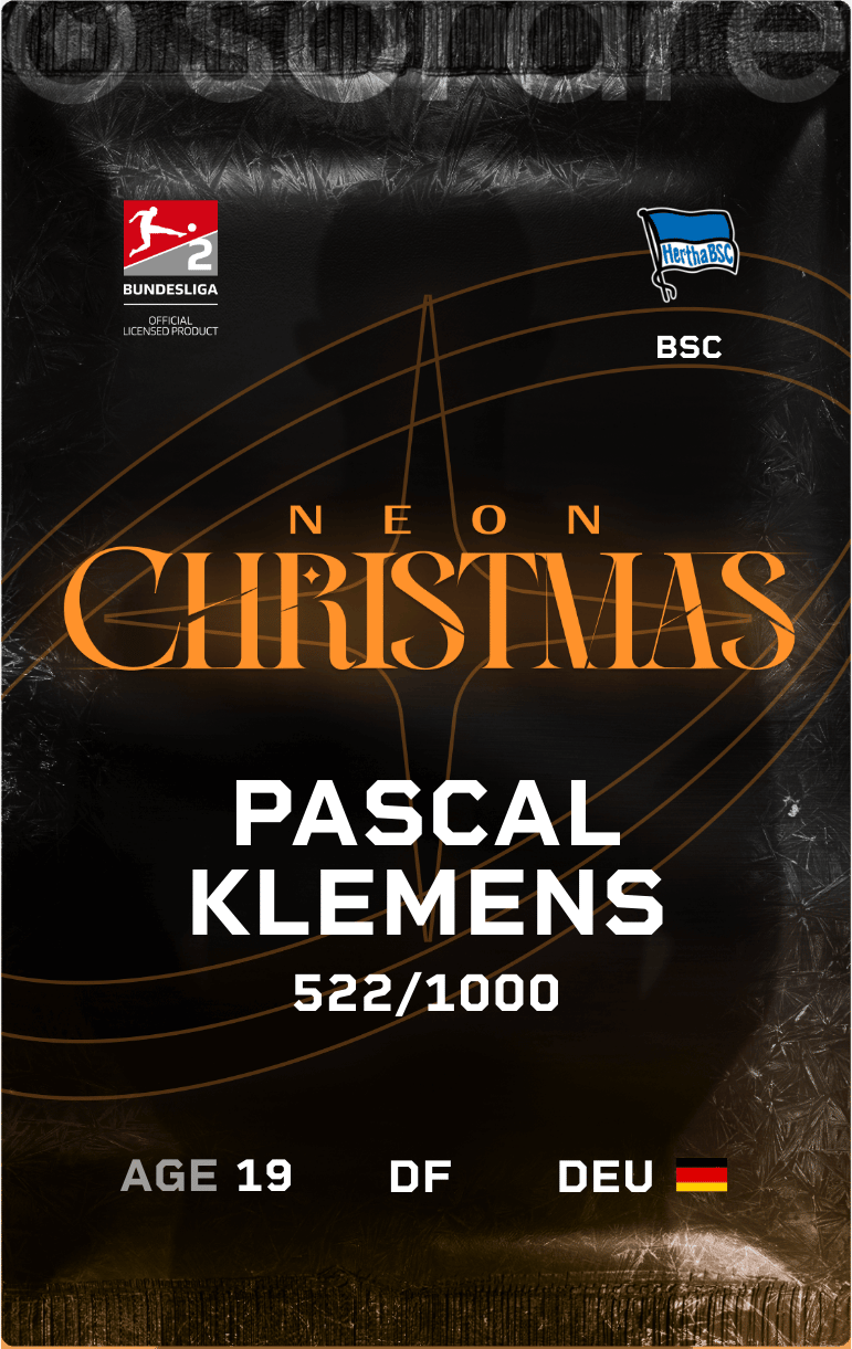 Pascal Klemens 2024-25 • Limited 522/1000