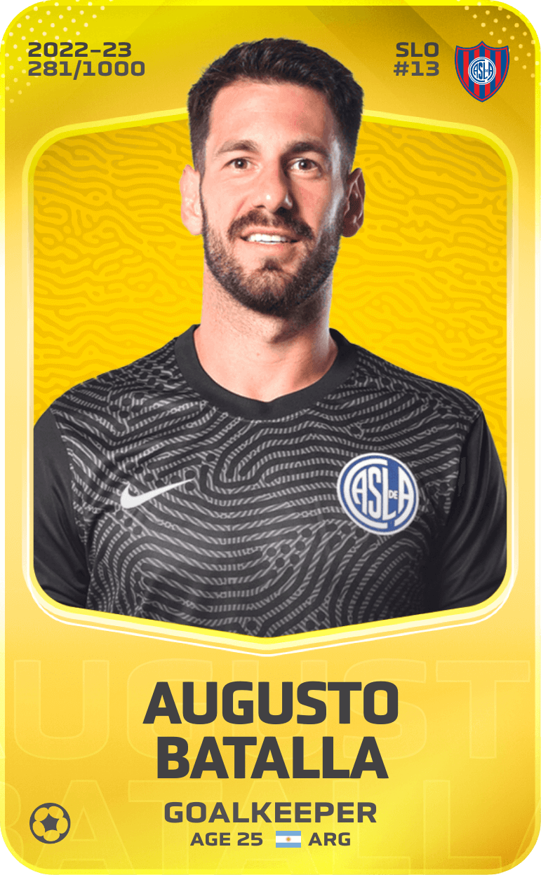 Augusto Batalla 2022-23 • Limited 281/1000