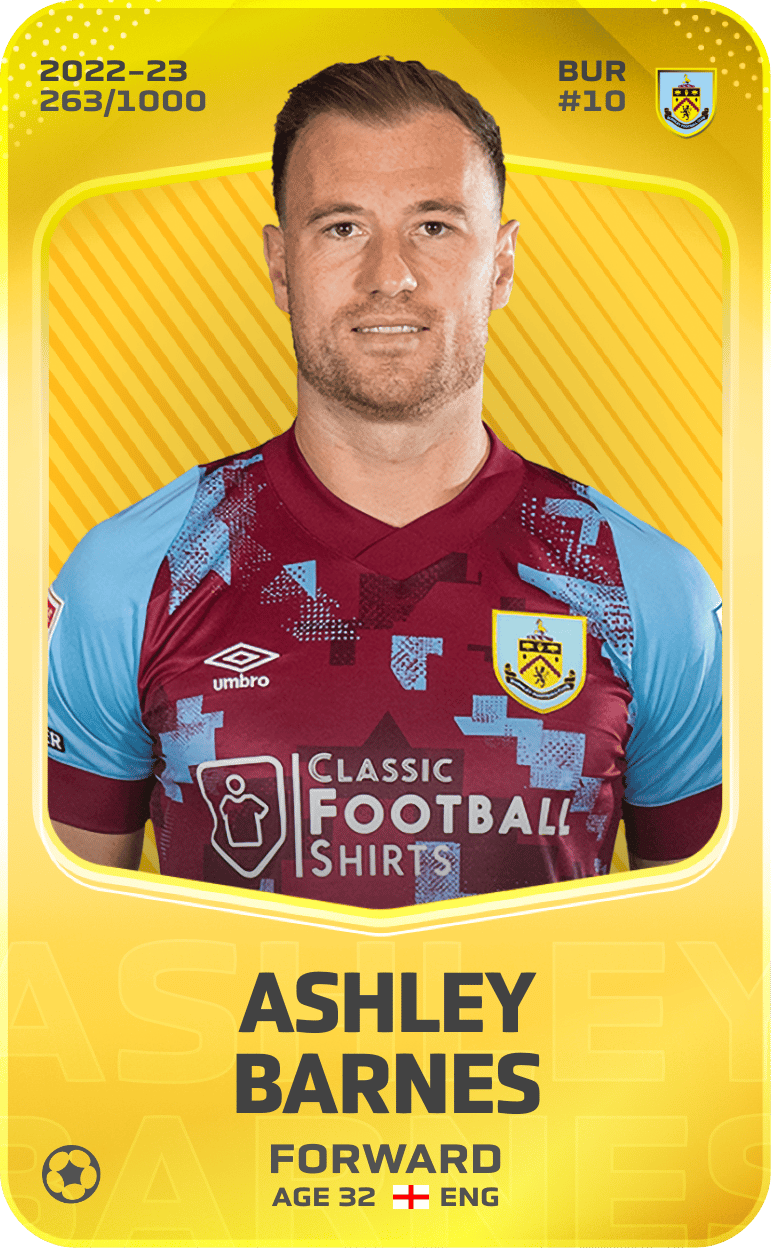 Ashley Barnes 2022-23 • Limited 263/1000