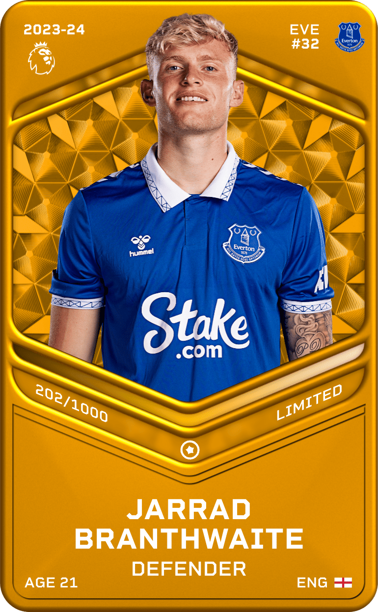 Jarrad Branthwaite 2023-24 • Limited 202/1000