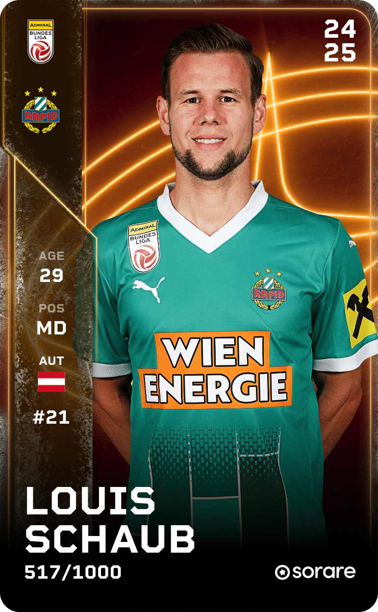 Louis Schaub 2024-25 • Limited 517/1000
