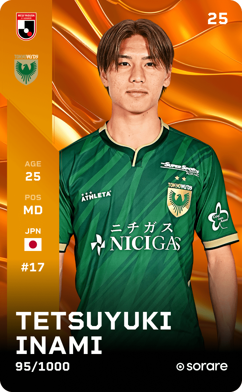 Tetsuyuki Inami 2025-26 • Limited 95/1000