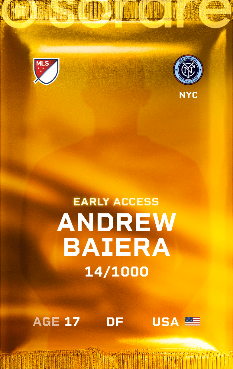 Andrew Baiera 2025-26 • Limited 14/1000