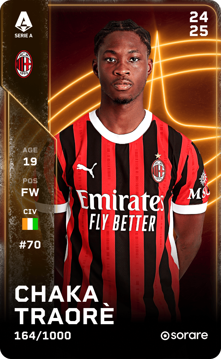 Chaka Traorè 2024-25 • Limited 164/1000