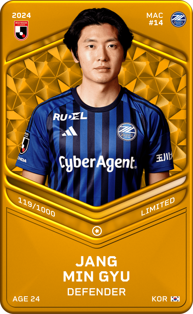 Jang Min-Gyu 2024-25 • Limited 119/1000
