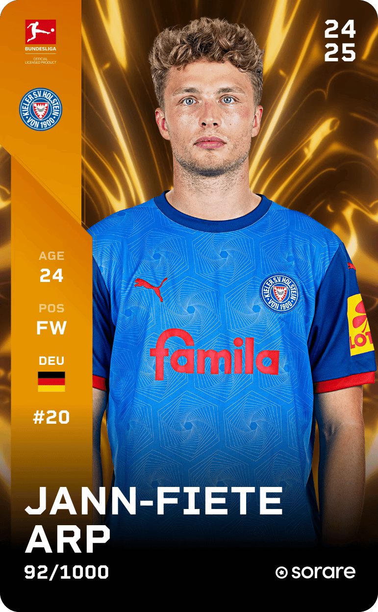Jann-Fiete Arp 2024-25 • Limited 92/1000