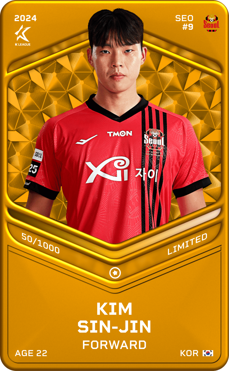 Kim Sin-Jin 2024-25 • Limited 50/1000