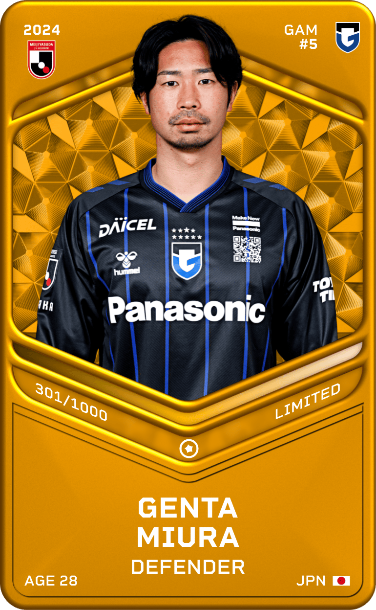 Genta Miura 2024-25 • Limited 301/1000