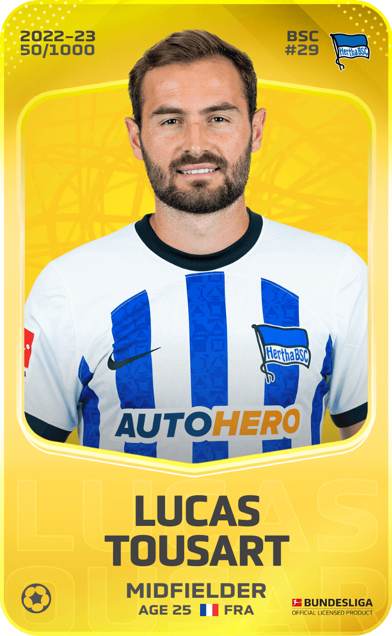 Lucas Tousart 2022-23 • Limited 50/1000