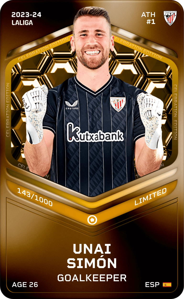 Unai Simón 2023-24 • Limited 143/1000