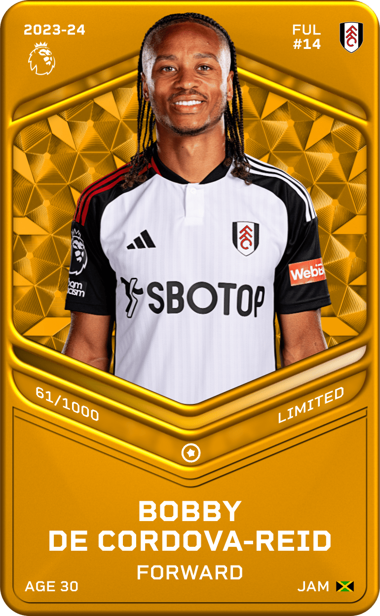 Bobby De Cordova-Reid 2023-24 • Limited 61/1000