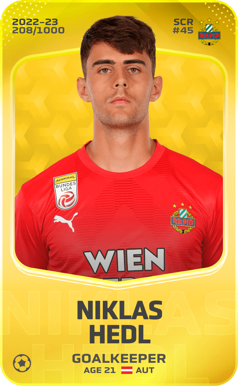 Niklas Hedl 2022-23 • Limited 208/1000