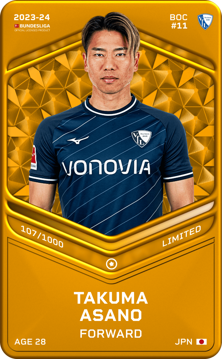 Takuma Asano 2023-24 • Limited 107/1000