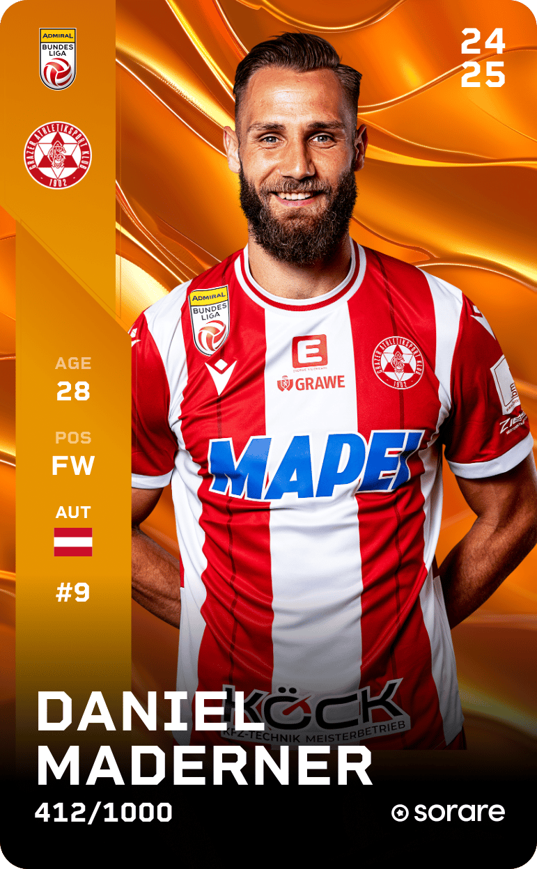 Daniel Maderner 2024-25 • Limited 412/1000