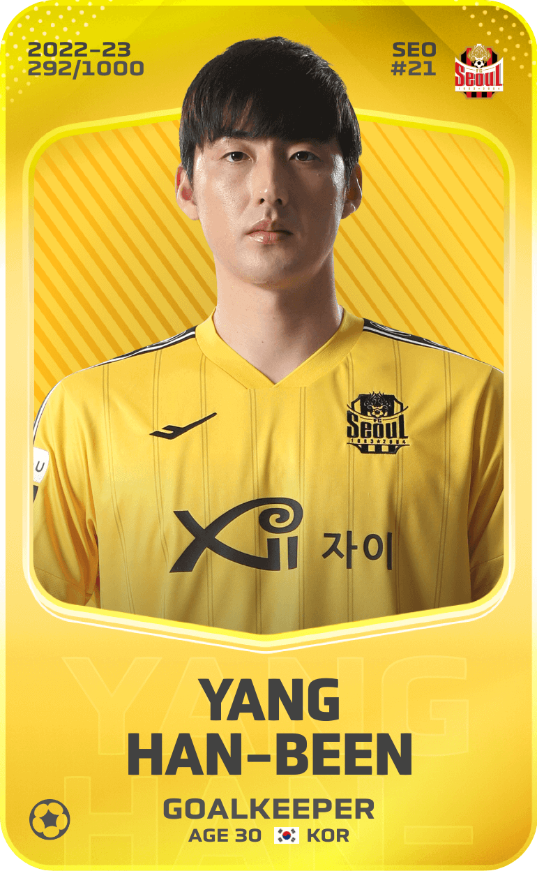 Yang Han-Been 2022-23 • Limited 292/1000