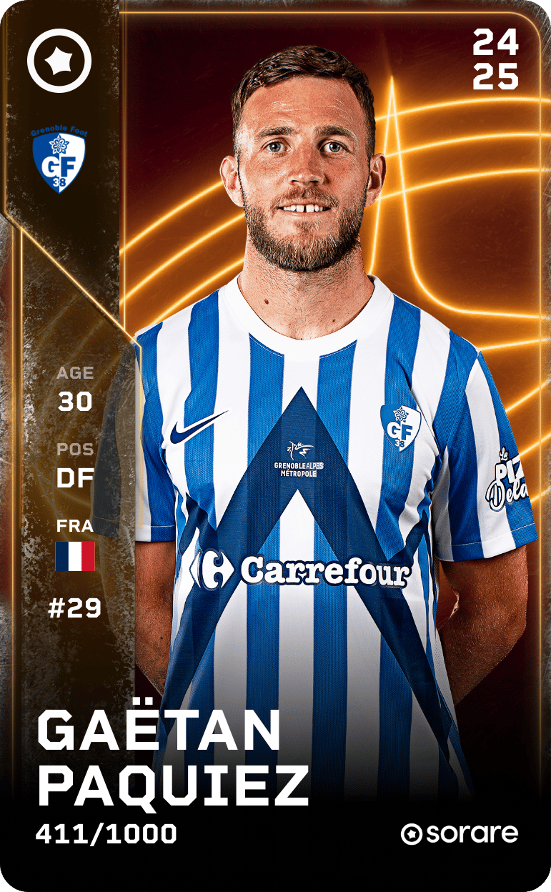 Gaëtan Paquiez 2024-25 • Limited 411/1000