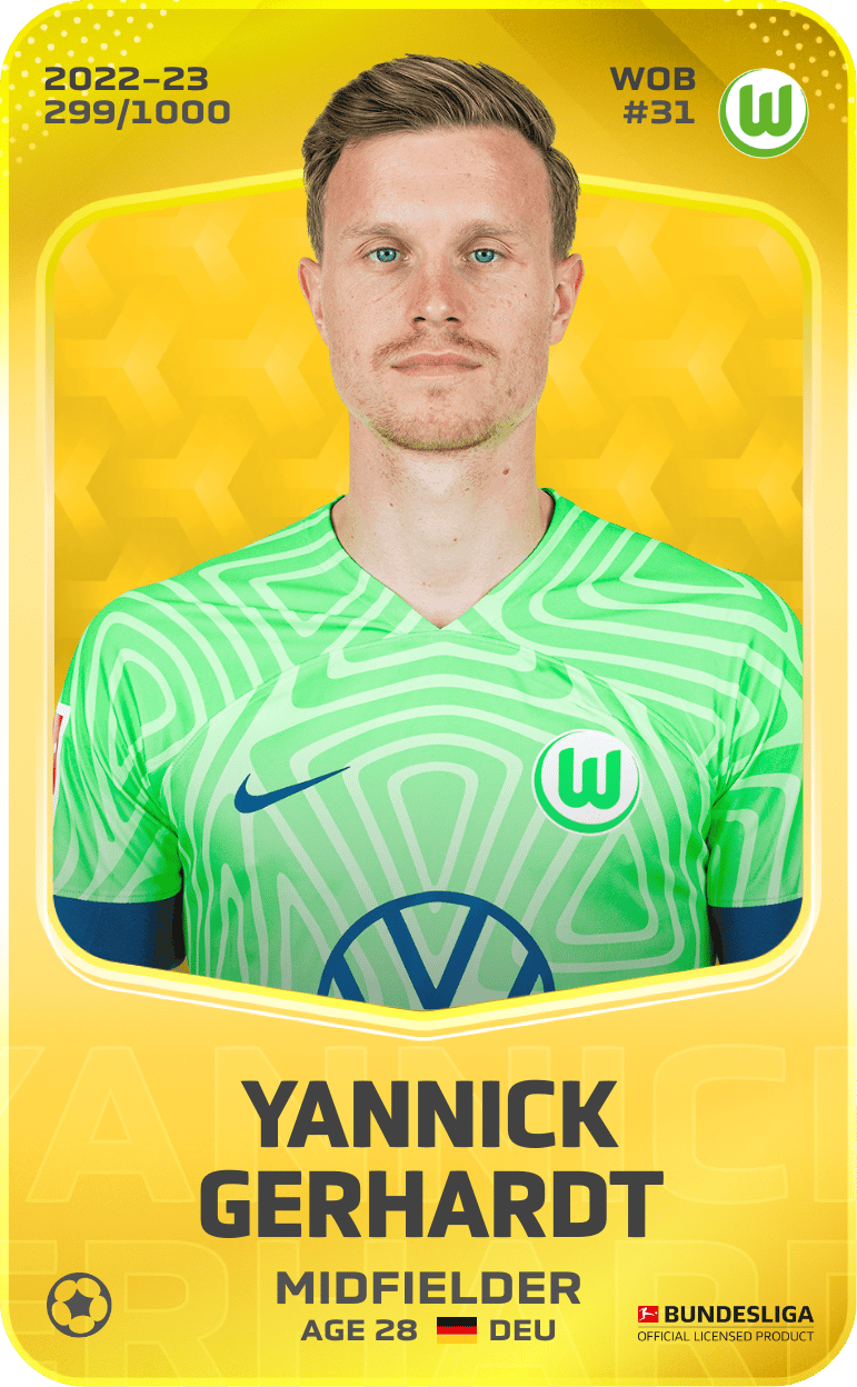 Yannick Gerhardt 2022-23 • Limited 299/1000