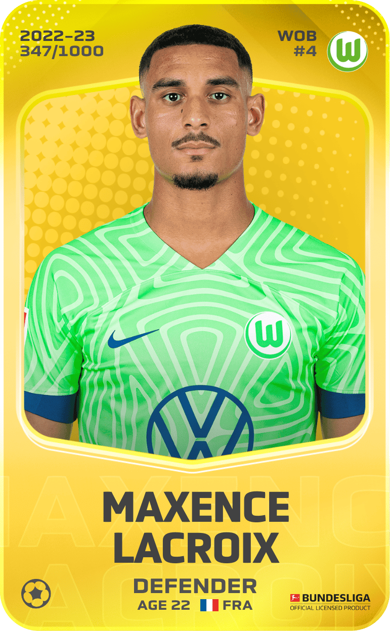 Maxence Lacroix 2022-23 • Limited 347/1000