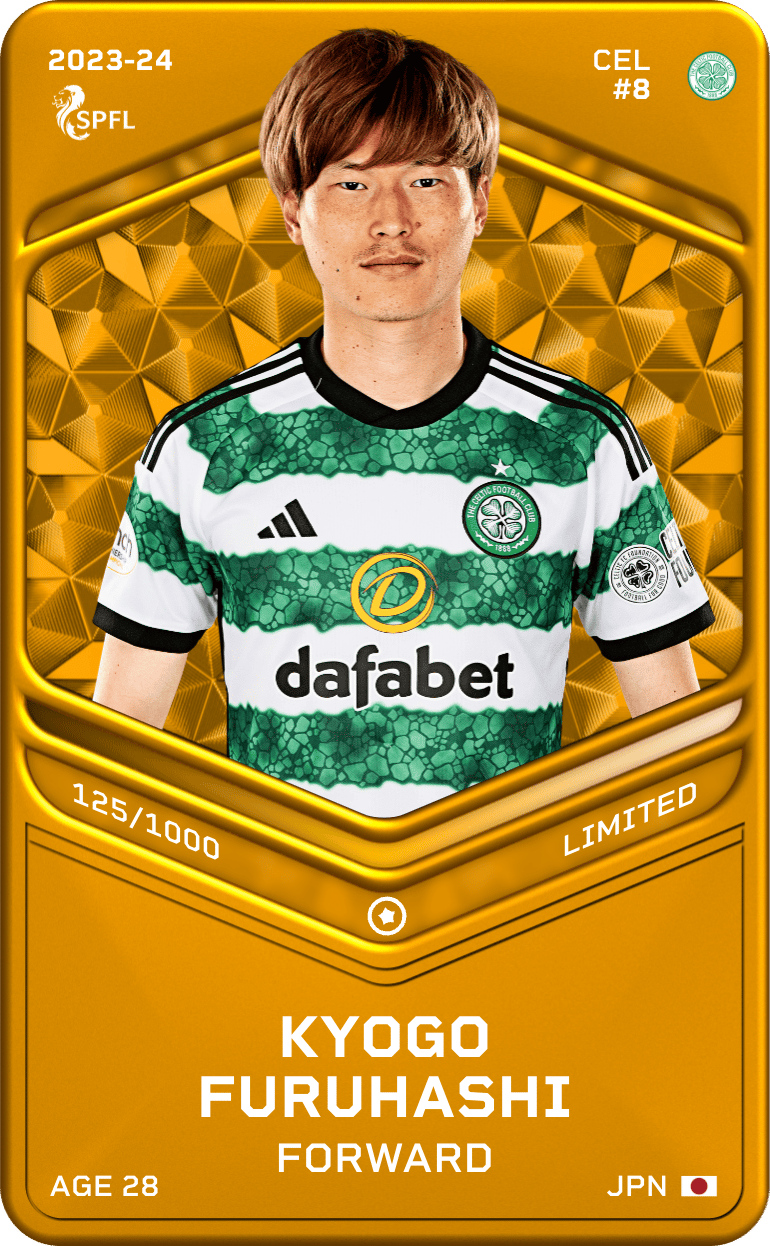 Kyogo Furuhashi 2023-24 • Limited 125/1000