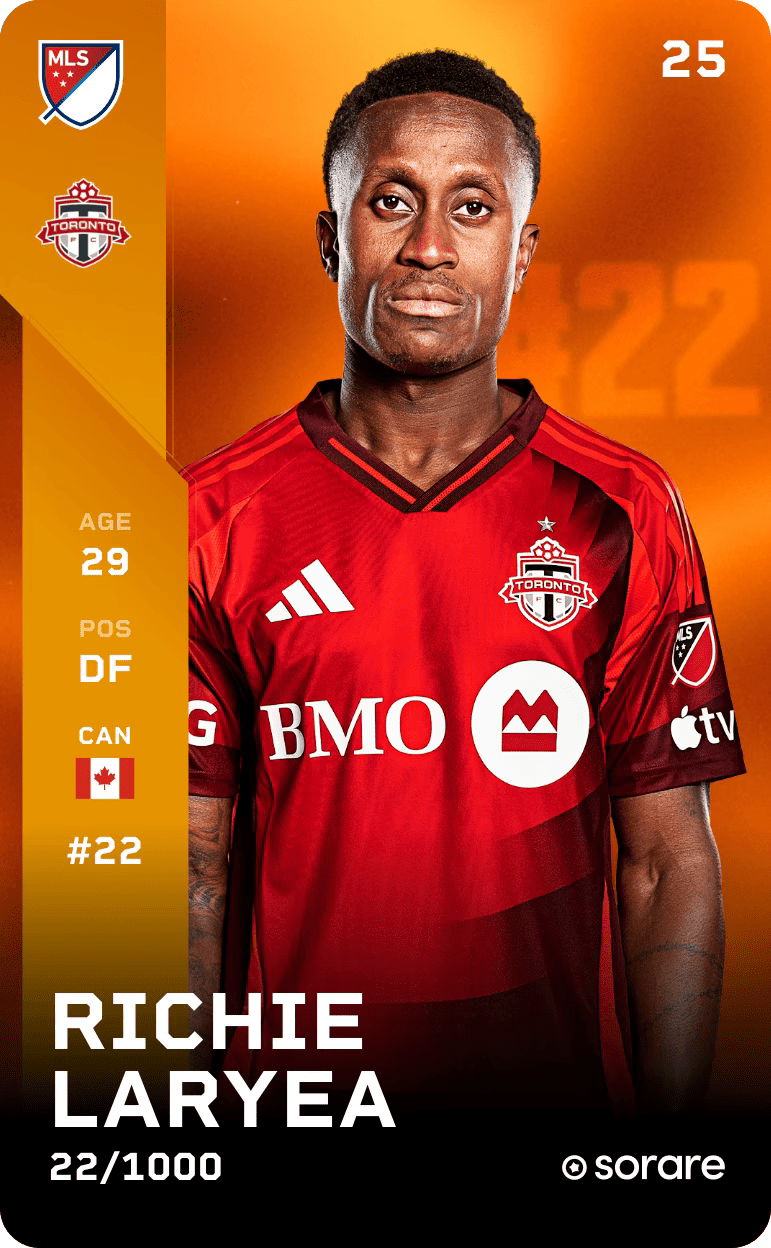 Richie Laryea 2025-26 • Limited 22/1000