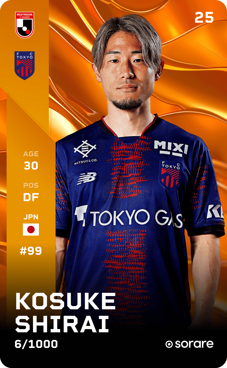 Kosuke Shirai 2025-26 • Limited 6/1000