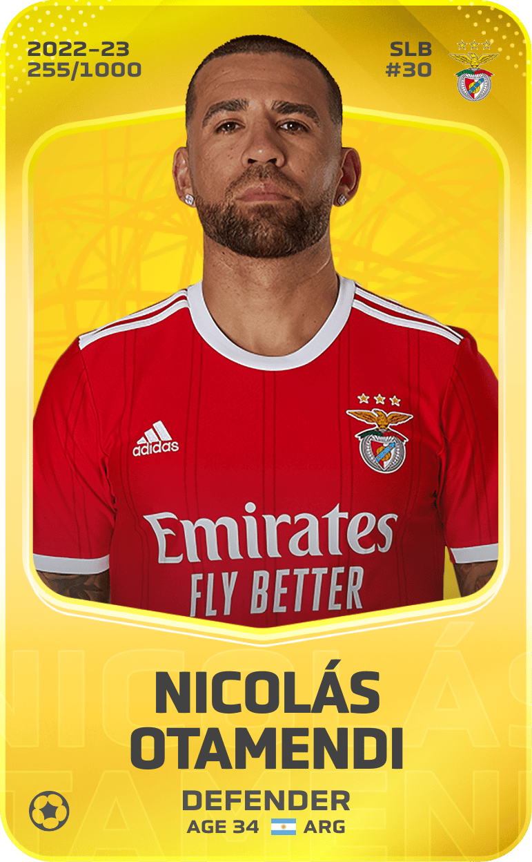 Nicolás Otamendi 2022-23 • Limited 255/1000