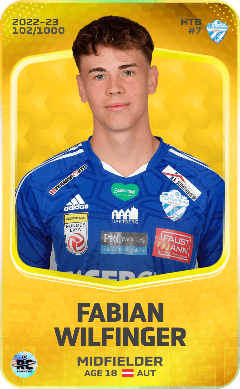 Fabian Wilfinger 2022-23 • Limited 102/1000