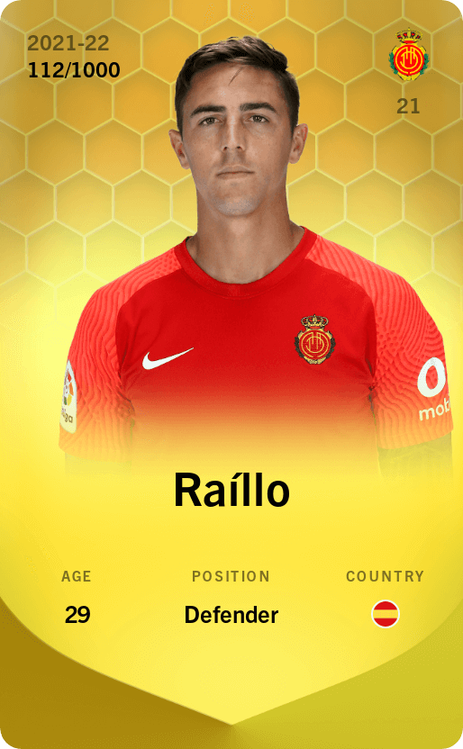 Raíllo 2021-22 • Limited 112/1000