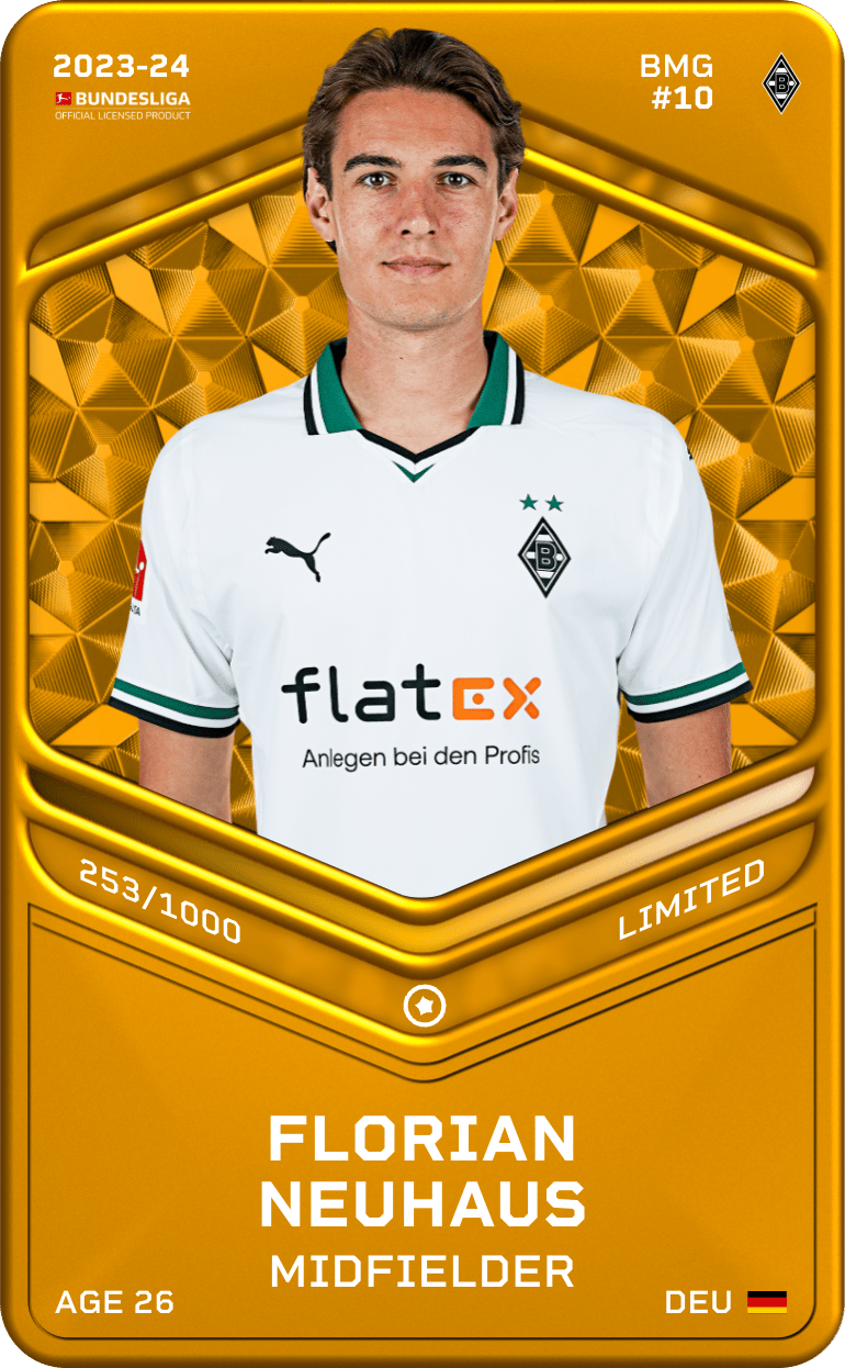 Florian Neuhaus 2023-24 • Limited 253/1000