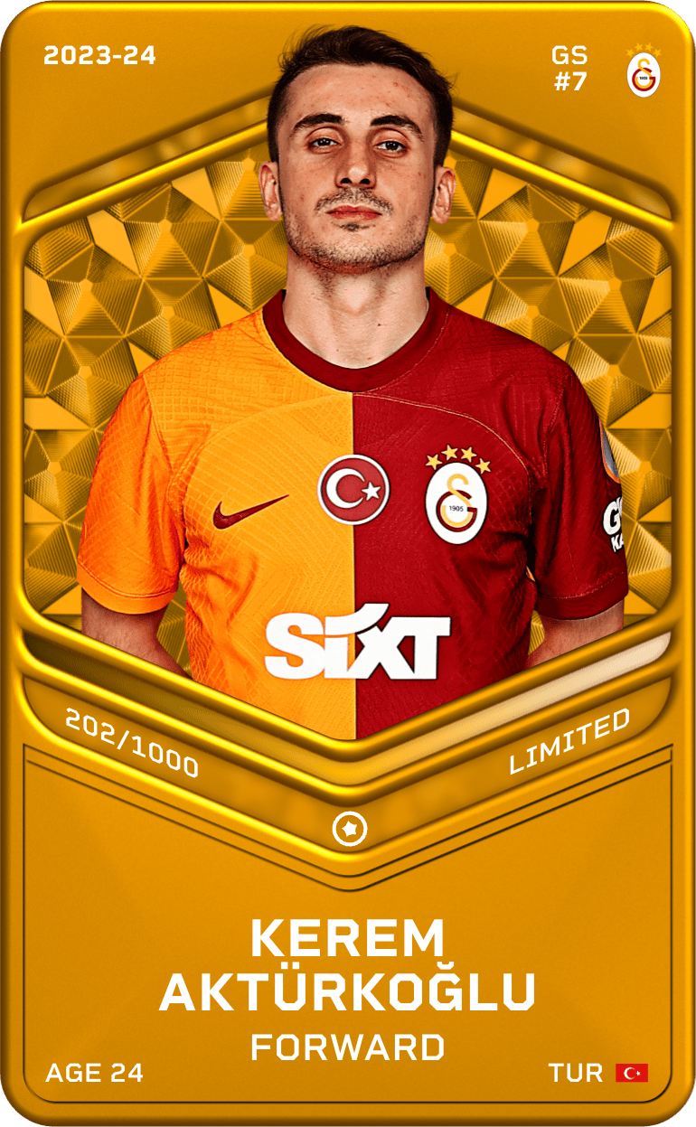Kerem Aktürkoğlu 2023-24 • Limited 202/1000