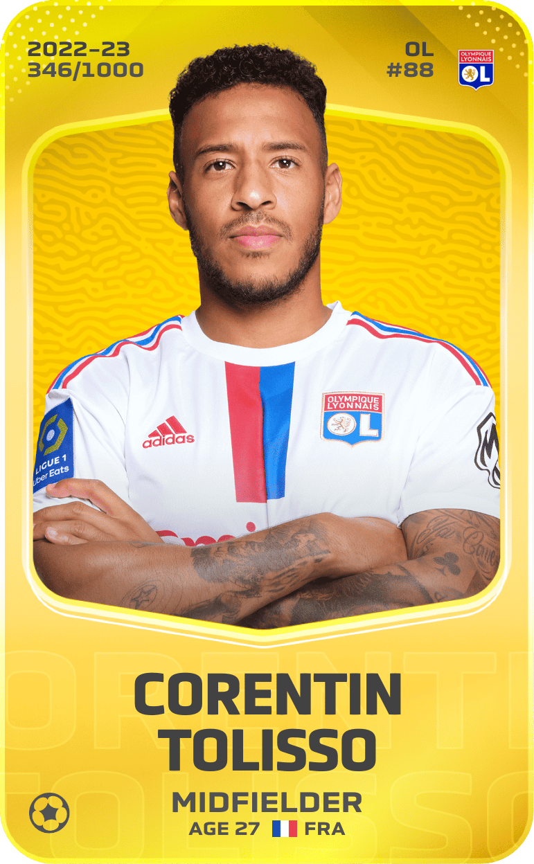 Corentin Tolisso 2022-23 • Limited 346/1000