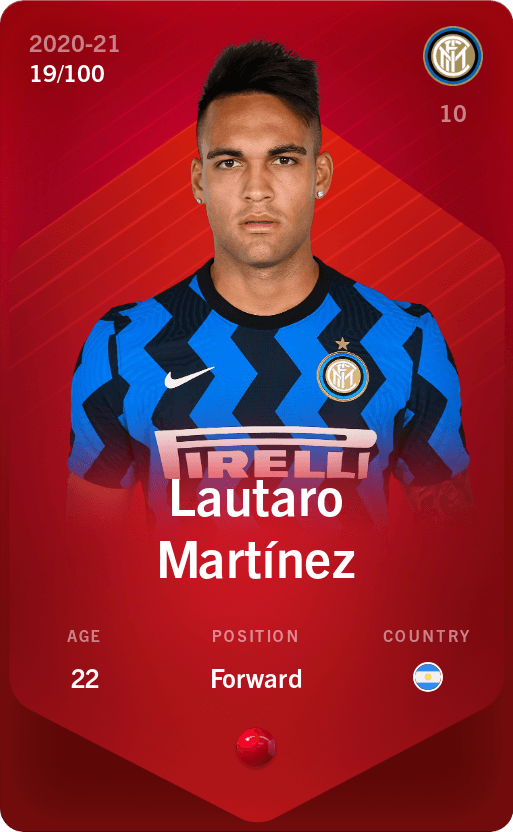 Lautaro Martínez 2020-21 • Rare 19/100