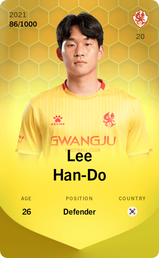 Lee Han-Do 2021-22 • Limited 86/1000