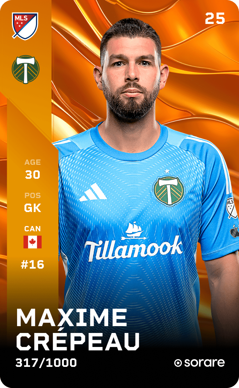 Maxime Crépeau 2025-26 • Limited 317/1000